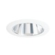 17 Series 4 Inch White Cone Downlight Trim - White / Clear Alzak 17 Series 4 Inch White Cone Downlight Trim - White / Clear Alzak