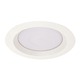 240 Series 6 Inch Albalite W / Reflector Trim - White / Clear