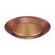 4104 Series 4 Inch Beveled Cone Trim - Classic Aged Bronze / Wheat Haze 