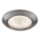 4102 Series 4 Inch Beveled Lensed Shower Trim - Satin Chrome / Frosted Lens