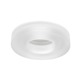 4180 Series 4 Inch Frost Solid Glass Collar Trim - Sandblasted / White