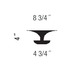 Mini Funnel Wall / Ceiling Mount -  / 