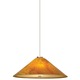 Larkspur Pendant - Satin Nickel / Beach Amber