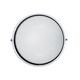 Small Round Aluminum Bulk Head Wall / Ceiling Mount - White / White Small Round Aluminum Bulk Head Wall / Ceiling Mount - White / White