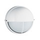 Large Round Aluminum Bulk Head W / Visor - White / White Large Round Aluminum Bulk Head W / Visor - White / White