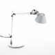 Tolomeo Micro Table Lamp with Base - Aluminum / Aluminum Tolomeo Micro Table Lamp with Base - Aluminum / Aluminum