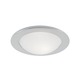 R3-410 3 Inch Drop Glass Shower Trim - Brushed Nickel / Frosted