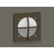HL-220 BDS Steplight With Square Cross Guard  - Aluminum / Bronze