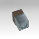 Q-Bic Exterior Wall Sconce - Teak Wood / 
