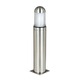 Noctus Bollard - Stainless Steel / White