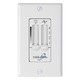 WC106 Wall Mounted 4 Speed Fan Control - White WC106 Wall Mounted 4 Speed Fan Control - White /