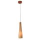 Ripple Large Pendant - Chrome / Amber Ripple