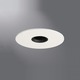 E3PIN 1.25 Inch Adjustable Pinhole Trim - White / Black