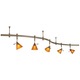 Sola 5 Head Rail Kit  - Antique Bronze / Amber