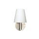 Shade Wall Sconce - Satin Nickel / White