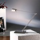 Bernie Table Lamp - Satin Nickel / 