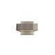Alpha 7 Wall Sconce - Satin Nickel / White