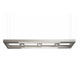 Lyra 26, 48, and 96 Linear Suspension - Satin Aluminum / White Lyra 26, 48, and 96 Linear Suspension - Satin Aluminum / White