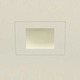 Aurora Square 2 Inch Accent Housing and Trim - Painted / White