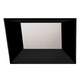 Aurora Square 2 Inch Beveled Housing and Trim - Satin Black Aurora Square 2 Inch Beveled Housing and Trim - Satin Black /
