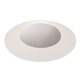 Aurora Round 2 Inch Beveled Housing and Trim - White Aurora Round 2 Inch Beveled Housing and Trim - White /