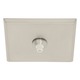FJ 4 Inch Square Canopy - Satin Nickel / 
