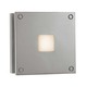 4X4 Wall / Ceiling Mount - Satin Aluminum / White