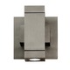 Taos Square LED Wall Sconce - Satin Aluminum Taos Square LED Wall Sconce - Satin Aluminum /