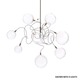 Bubbles 12 Light Chandelier - Stainless Steel / Clear Bubbles 12 Light Chandelier - Stainless Steel / Clear