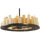 Candelier Ceiling Fan - Oil Rubbed Bronze / Ivory/Honey Candelier Ceiling Fan - Oil Rubbed Bronze / Ivory/Honey