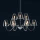Chic 9 Light Chandelier - Chrome / Clear