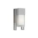 Clybourn Outdoor Wall Sconce - Graphite / Etched / Clear