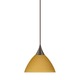 XP Domi Pendant - Bronze / Amber XP Domi Pendant - Bronze / Amber