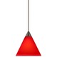 XP Kani Pendant - Bronze / Ruby Matte