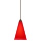 XP Kiki Pendant - Bronze / Ruby Matte