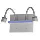 Epiphanie Gooseneck LED Wall Mount - Brushed Steel / 