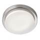 Odyssey Wall / Ceiling Mount - Satin Nickel / White