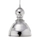 St Charles Pendant - White / Mercury St Charles Pendant - White / Mercury