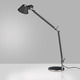 Tolomeo Classic Desk Lamp with Base - Aluminum / Black