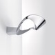 Mesmeri Wall Sconce - Polished Chrome / Frosted Glass