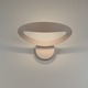 Mesmeri Wall Sconce - Silver Grey / Frosted Glass