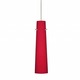 XP Camino Pendant - Satin Nickel / Ruby Matte