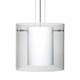 Pahu Pendant - Satin Nickel / Clear/Opal Pahu Pendant - Satin Nickel / Clear/Opal