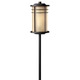 Ledgewood Exterior Path Light - Museum Bronze / Champagne
