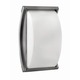 Atlantis Small Exterior Wall Sconce - Titanium / Frosted
