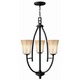 Valley Chandelier - Black / Amber Valley Chandelier - Black / Amber