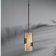 Fullered Impressions Pendant - Bronze / Stone Glass Fullered Impressions Pendant - Bronze / Stone Glass