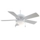 Supra 44 Inch Fan With Light Kit - White / Opal Supra 44 Inch Fan With Light Kit - White / Opal