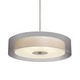 Puri Suspension - Satin Nickel / Silver Organza Puri Suspension - Satin Nickel / Silver Organza