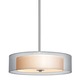 Puri Suspension - Satin Nickel / Silver Organza Puri Suspension - Satin Nickel / Silver Organza